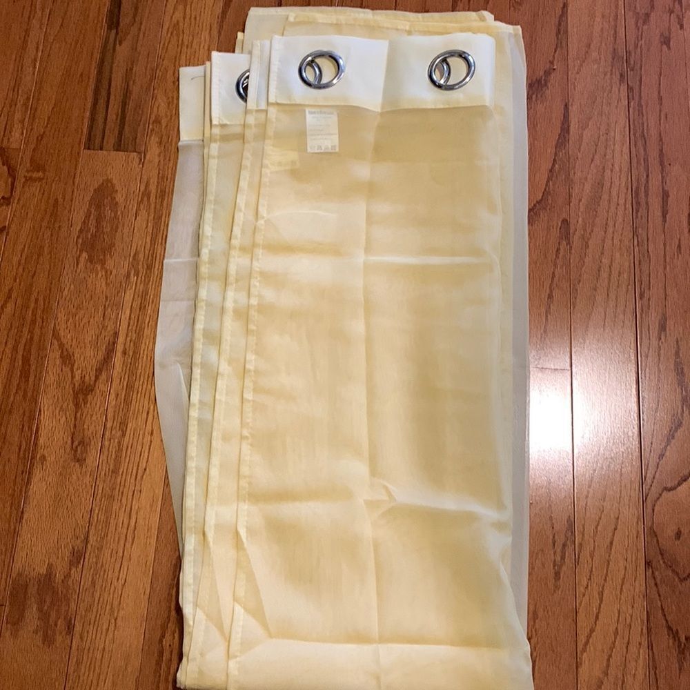 Project 62 pair of yellow sheer panels